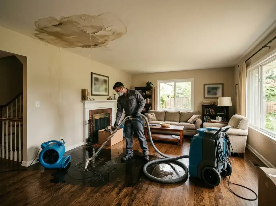 attic-pipe-burst-ceiling-drip-008 — frequently asked questions, Water Damage Restoration & Carpet Care in Sterling Heights,…